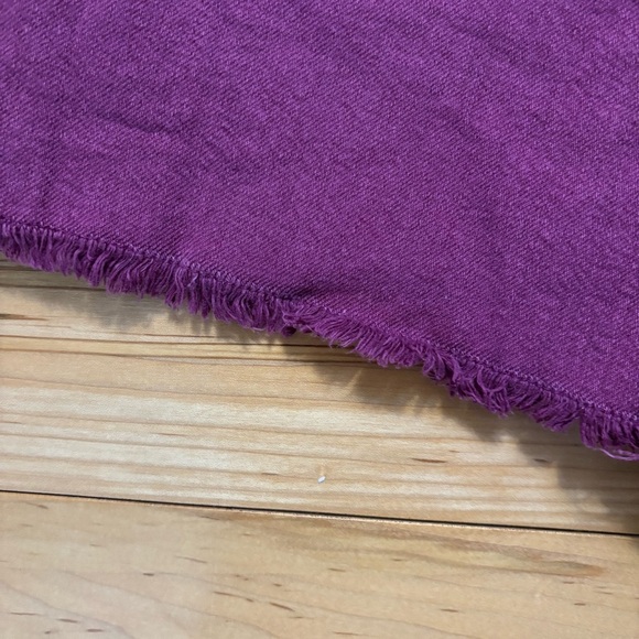 Anthropologie PILCRO Frayed Raw Hem Denim Shorts Purple Women’s Size 31 New Tag - Picture 7 of 7